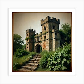 Castle In The Woods 1 Art Print