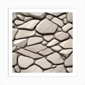 Stone Wall 65 Art Print