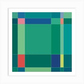 Squares Art Print