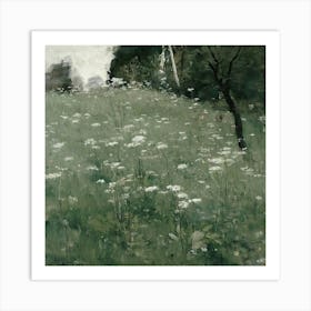 Field Of Daisies 1 Art Print