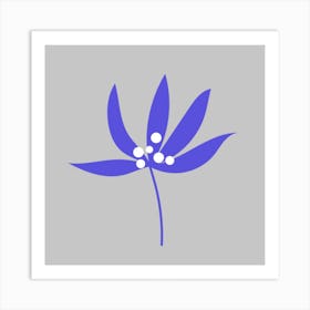 Blue Flower Art Print