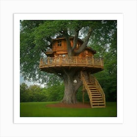 Tree House Art Print