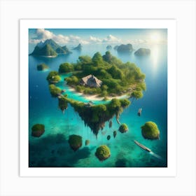 Island In The Ocean Art Print