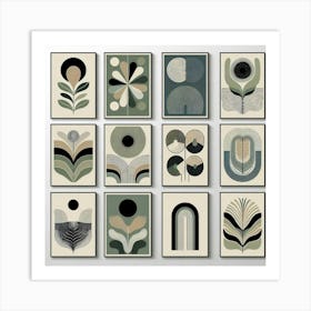 Set Of Modern Prints Art Print