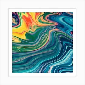 Abstract Painting 5 Art Print