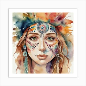 Watercolor Painting 8 Art Print