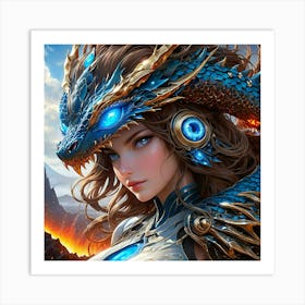 Dragon Warrior jkn Art Print