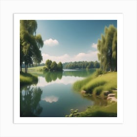 Landscape - Landscape Stock Videos & Royalty-Free Footage 24 Art Print