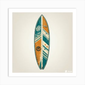 Surfboard Art Print