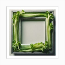 Celery Frame Art Print