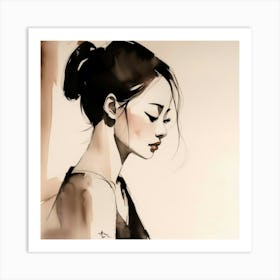 Portrait Of A Woman 2 Art Print