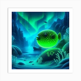 Puffer Fish4 Art Print