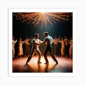 Tango Dancers Art Print