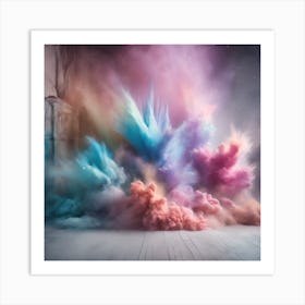 Smoke And Dust Art Print