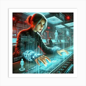 Nina Belova Hacking Proficiency Art Print