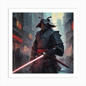 Star Wars Samurai Art Print