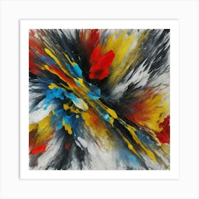 Abstract painting art 20 Art Print