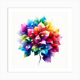 Colorful Flowers Art Print