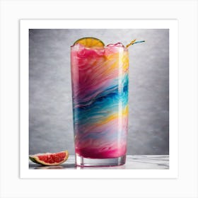 Rainbow Margarita 1 Art Print