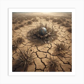 Earth In The Desert 7 Art Print