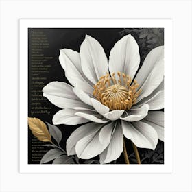 White Lotus Art Print