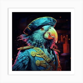 Pirate Parrot Art Print