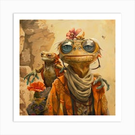 Frogs 3 Art Print