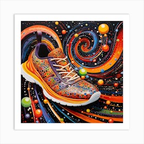 Galaxy Runner Art Print