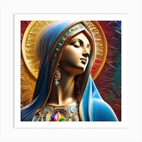 Virgin Mary 40 Art Print