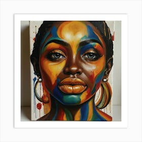 African Girl Art Print