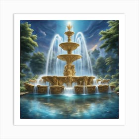 Fountain Of Love Art Print