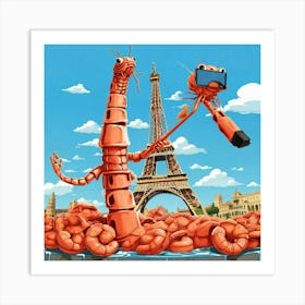 Eiffel Tower 2 Art Print