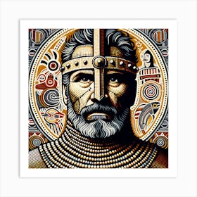 King Of The Vikings Art Print