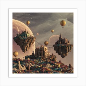 other moon 2 Art Print