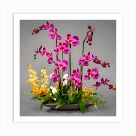 Orchid Arrangement Art Print