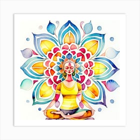 Yoga_4 1 Art Print