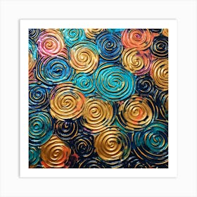 Swirls Art Print