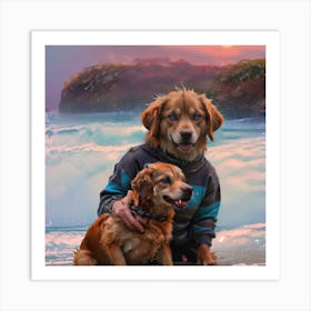 Dog Lovers Art Print