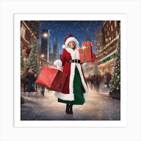 Santa Claus 1 Art Print