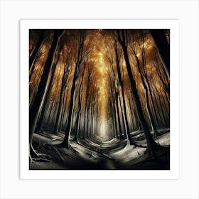 Dark Forest 8 Art Print