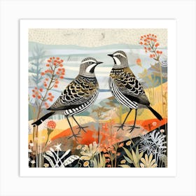 Bird In Nature Lark 2 Art Print