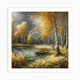 Autumn In The Woods 5 Art Print