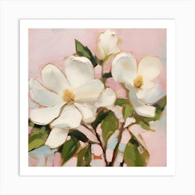 Magnolias Art Print