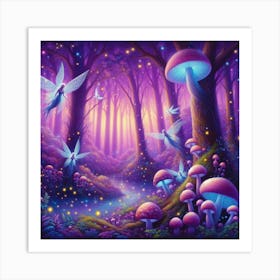 Fairy Forest 7 Art Print