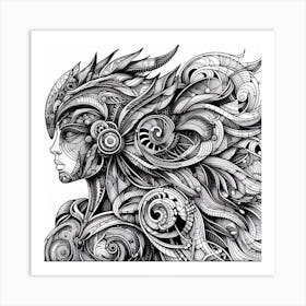 Ethereal Woman 2 Art Print