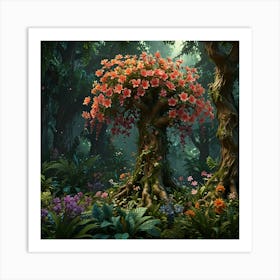 Tree In The Forest 2 Art Print