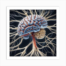 Brain And Nerves 29 Art Print