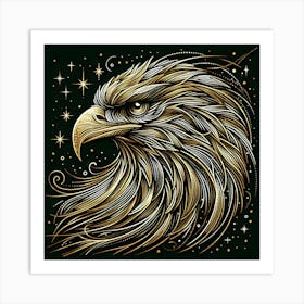 Golden Eagle 2 Art Print