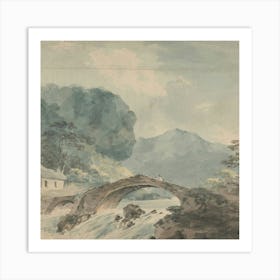 Bridge Over A River Art Print