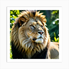 Lion photo 1 Art Print